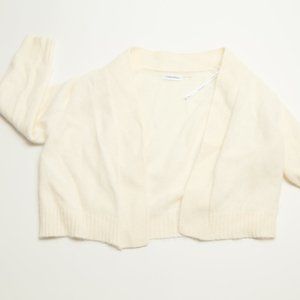 Calvin Klein Cropped Fuzzy Cardigan Style Women